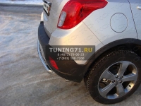 Защита задняя центральная 50,8 мм Opel Mokka 2012 4WD Turbo